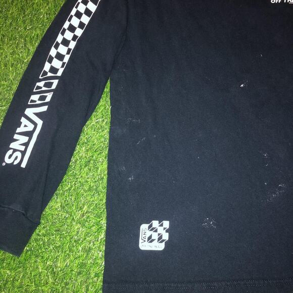 Retro Navy Vans Graphic Long-sleeve Tee - Picture 5 of 5